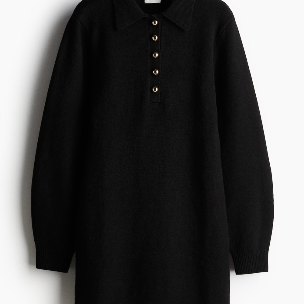 NWT H&M black sweater dress